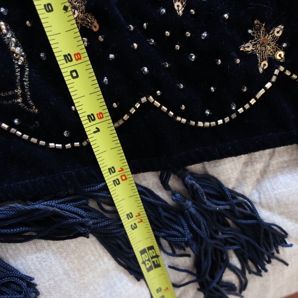 Free People Midnight Magic Embellished Tank in Midnight Size S - Picture 15 of 15
